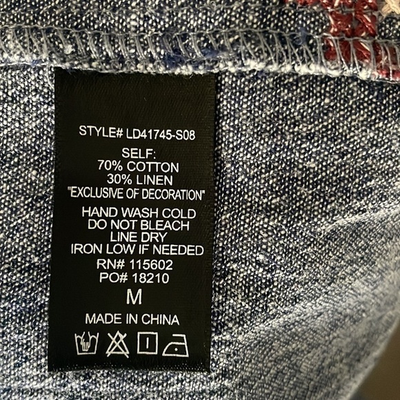 Lush embroidered design off the shoulder dress - Picture 6 of 6